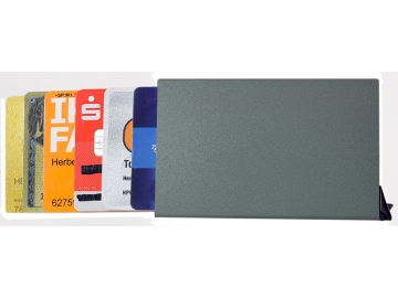 Karten-Ausleseschutzbox (RFID) aus Aluminum