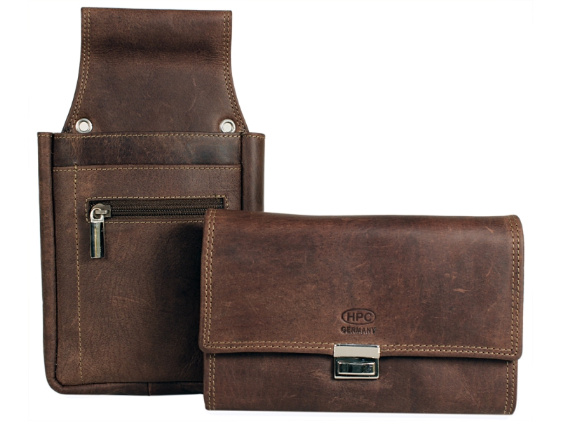 Kellner-Geldbörse im Set mit Holster von HPC